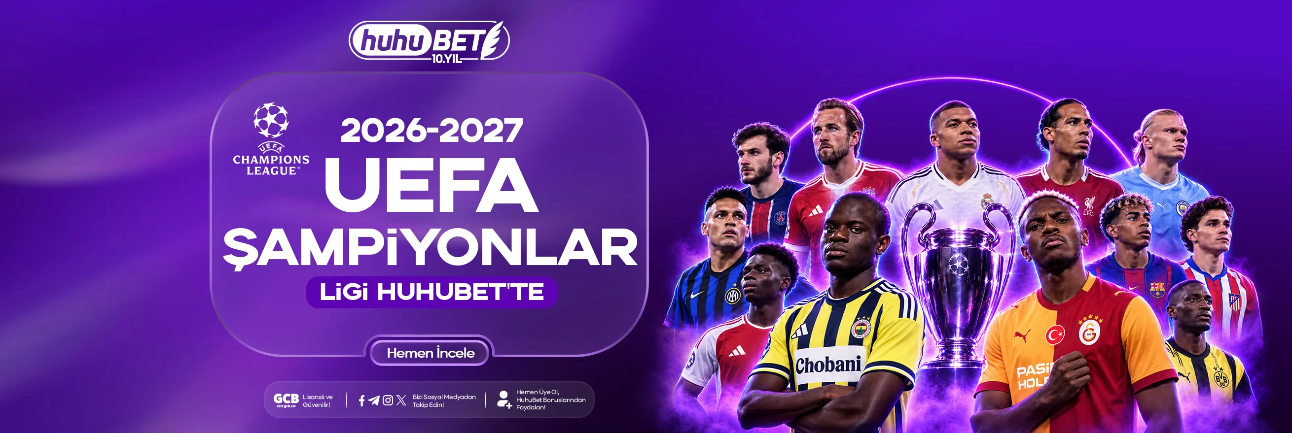 Huhubet UEFA Şampiyonlar Ligi